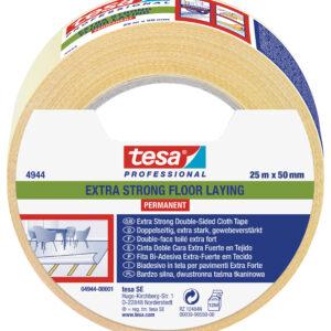 CINTA DE TEJIDO DOBLE CARA INCOLORA 25 m x 50 mm